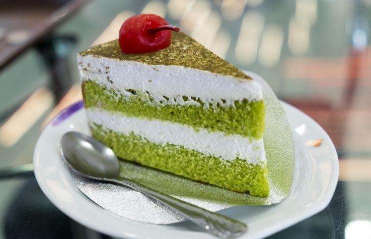 Bolo Matcha Ch Verde Japon s Chef G nther Koerffer Sampap o